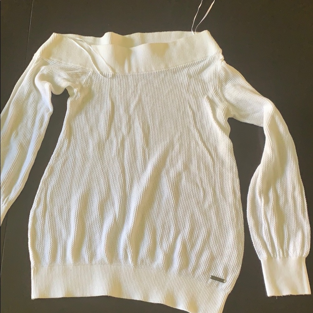 Sweaty Betty idol mesh boat neck sweater